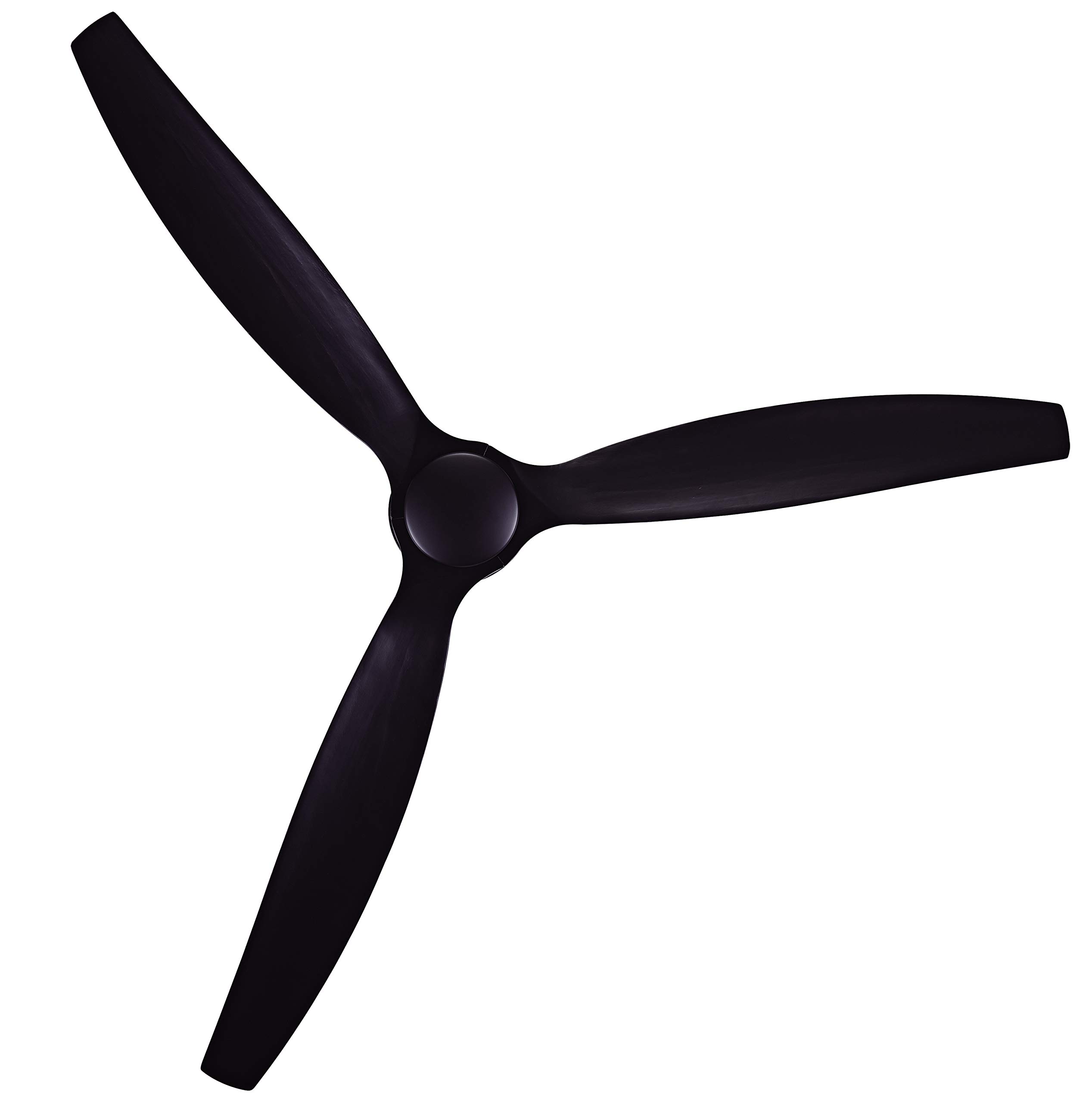 Lucci Air 210508010 Akmani DC Ceiling Fan with Remote Control - 52 Inch Modern Black Ceiling Fan - Energy Efficient Quiet Operation - Perfect for Bedroom, Living Room and Patio