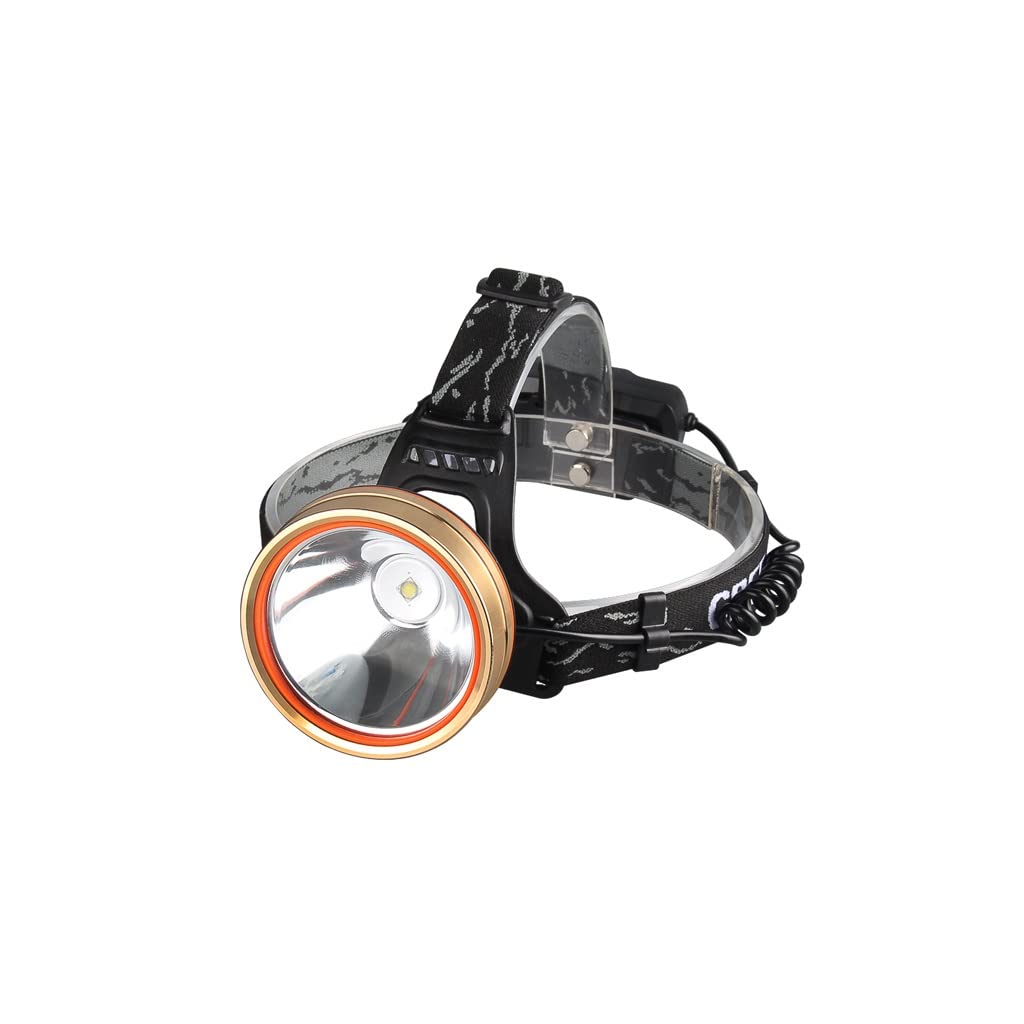 TONPOP LED Rechargeable Headlamp - 1000 Lumens Super Bright Waterproof Headlight for Mining, Fishing, Hiking & Outdoor Adventures (Black) - Perfect for Night Fishing, Camping, and Emergency Use