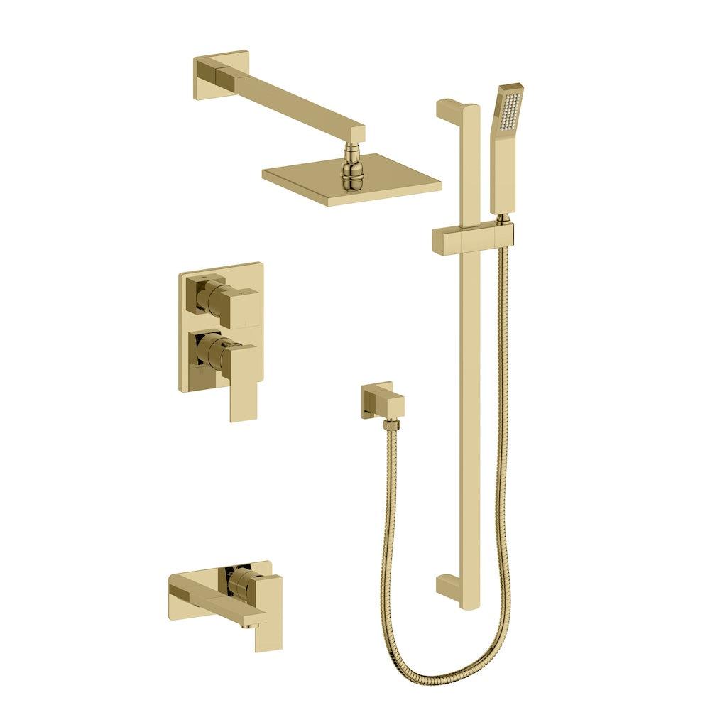 ZLINE Bliss Shower System (BLS SHS) - Luxury Rainfall Shower Head with Handheld Sprayer, 8 Inch Chrome Finish - Perfect for Spa-Like Bathroom Experience