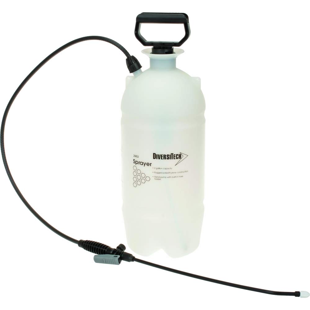DiversiTech 2602 2 Gallon Compression Sprayer with Wand - Perfect for Lawn Care, Pest Control & Garden Maintenance