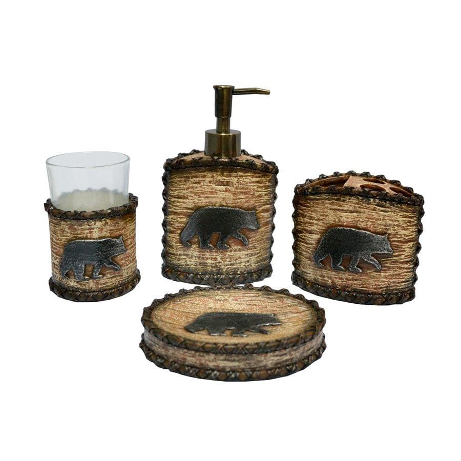 Premium 5-Piece Bear Bathroom Set - Soft & Absorbent Towels for Bath, Shower & Spa - Perfect for Home, Hotel & Guest Room Decor