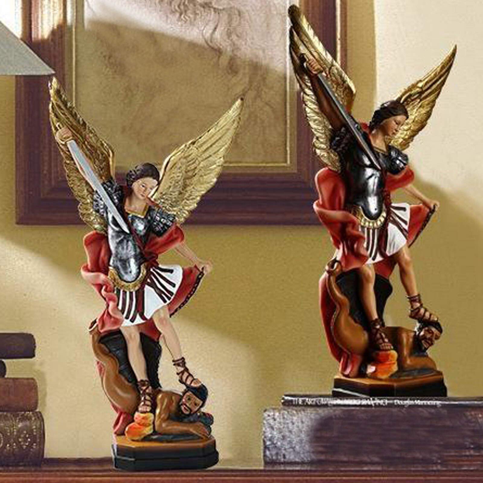 Christian Catholic Church Statue Collectible Figurine - 12.9 Inch Religious Home & Office Decor, Perfect Gift for Baptism, First Communion & Wedding (Ideal for Altar, Bookshelf or Desk Display)