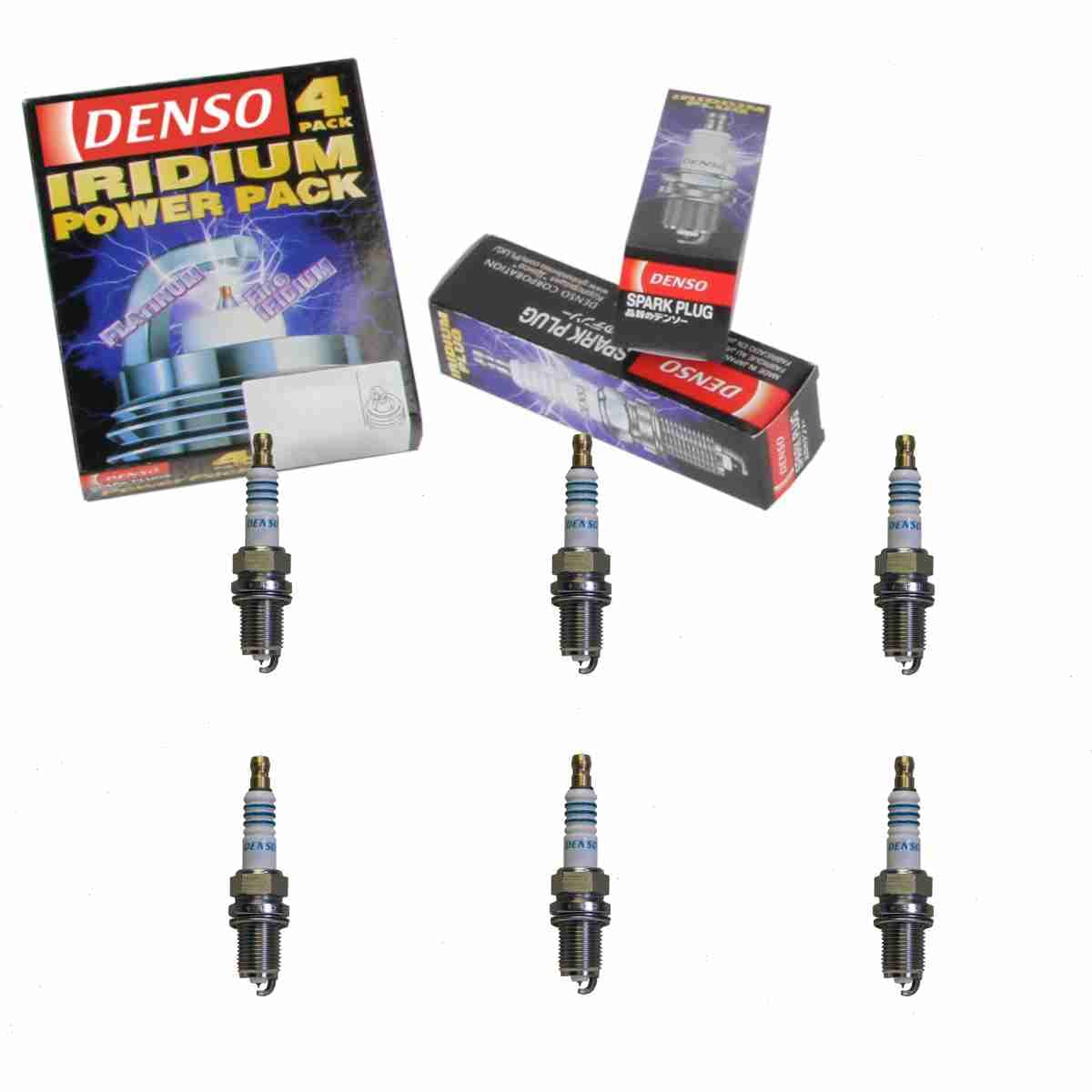 6 New DENSO Iridium Spark Plugs IK27# 5312 - High Performance Spark Plugs for Cars, Trucks & SUVs - Perfect for Engine Tuning & Fuel Efficiency Improvement