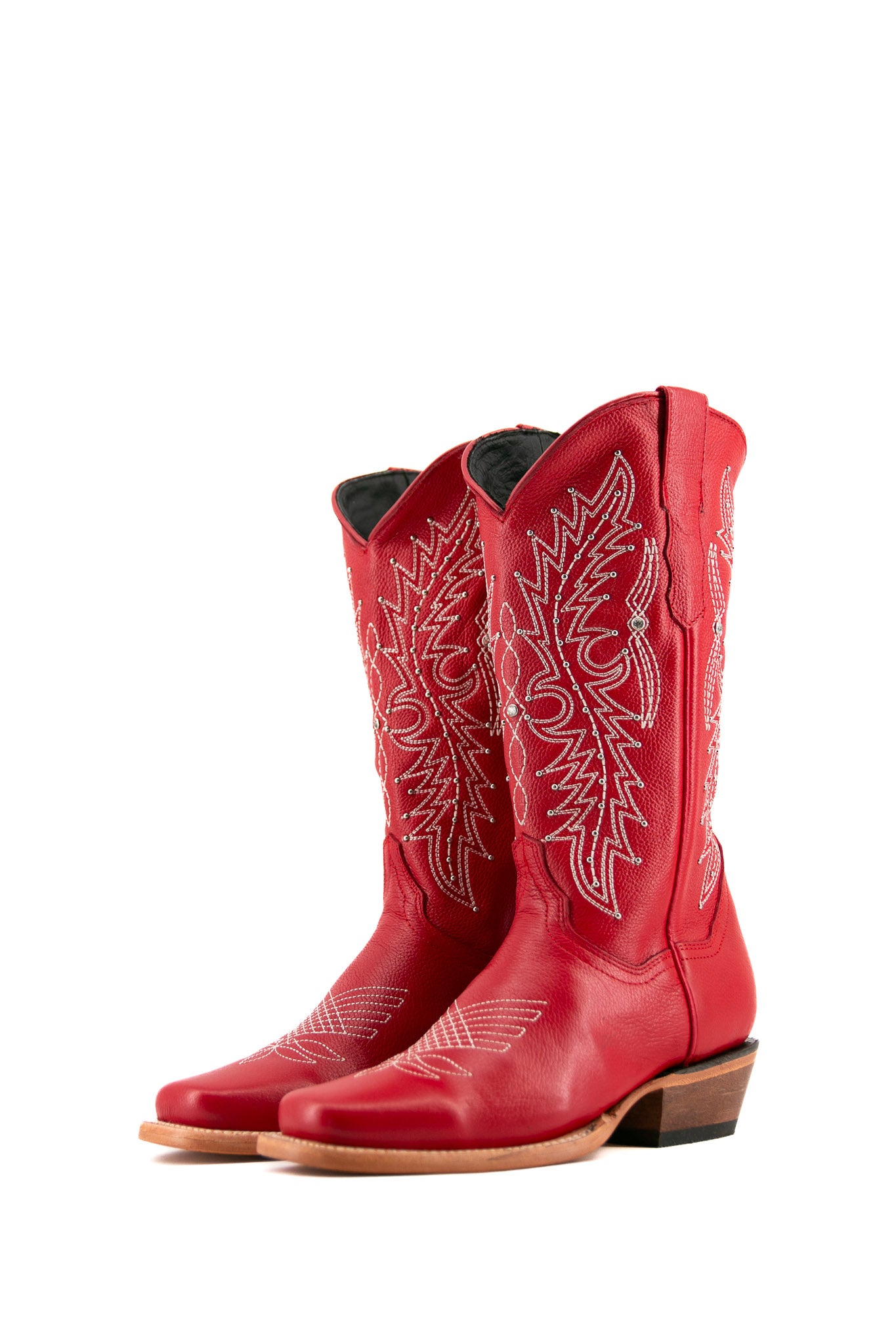 Paulina Frontier Cowgirl Boots for Women - Western Ankle Boots with Leather & Stitching Details - Perfect for Rodeo, Country Dancing & Outdoor Adventures