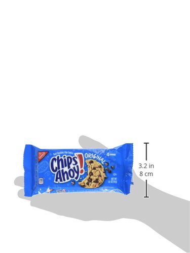 Chips Ahoy! Original Chocolate Chip Cookies - 12 Count Snack Packs (16.8 oz, Pack of 2) | Perfect for Lunchboxes, Office Snacks & On-the-Go Treats