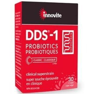Innovite DDS-1 Probiotics Supplement - 30 Veggie Capsules for Digestive Health & Immune Support - Supports Gut Flora Balance for Daily Wellness
