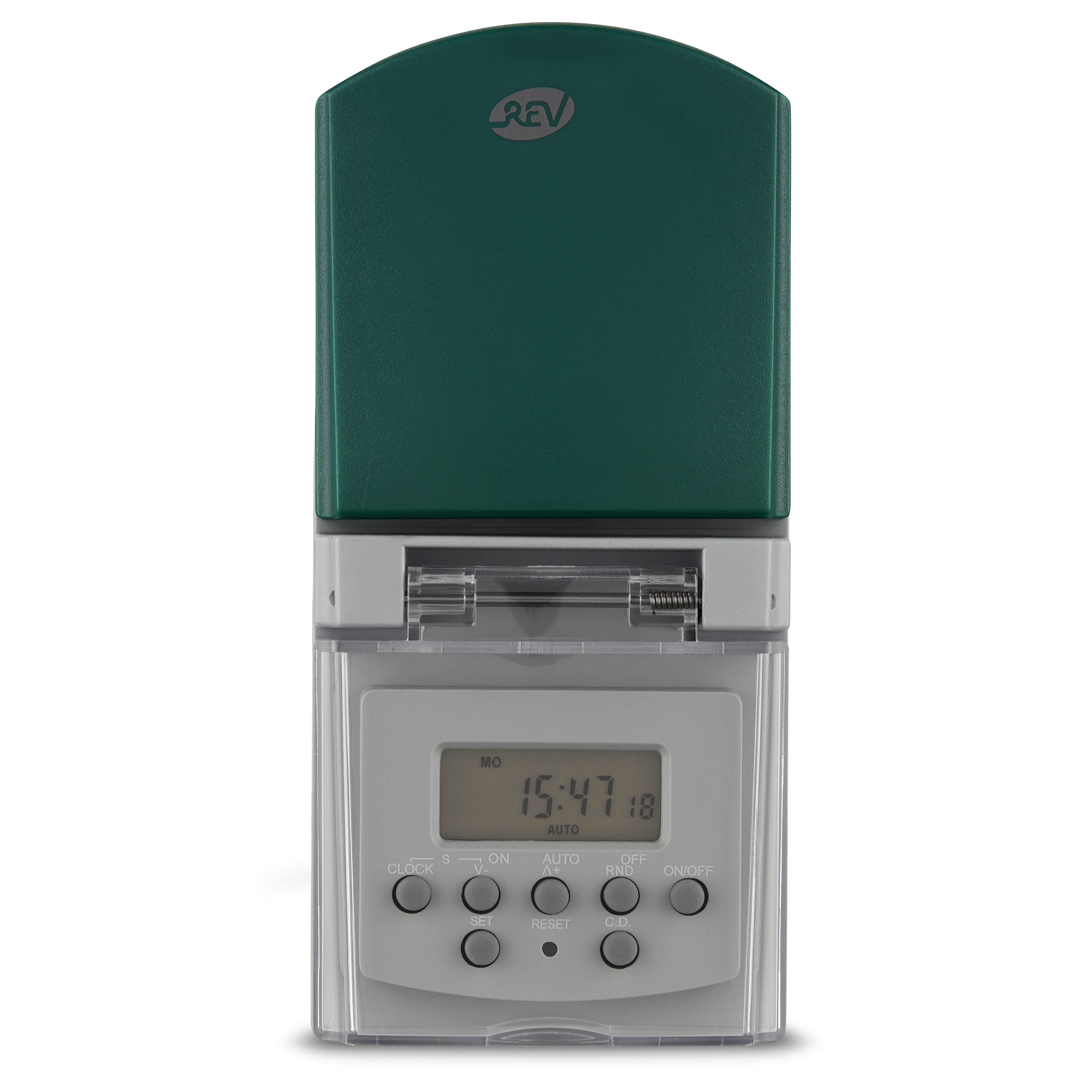 Outdoor Digital Timer - Waterproof & Weatherproof Countdown Timer for Garden, Lights & Appliances - Perfect for Outdoor Use in Patio, Yard & Holiday Decorations