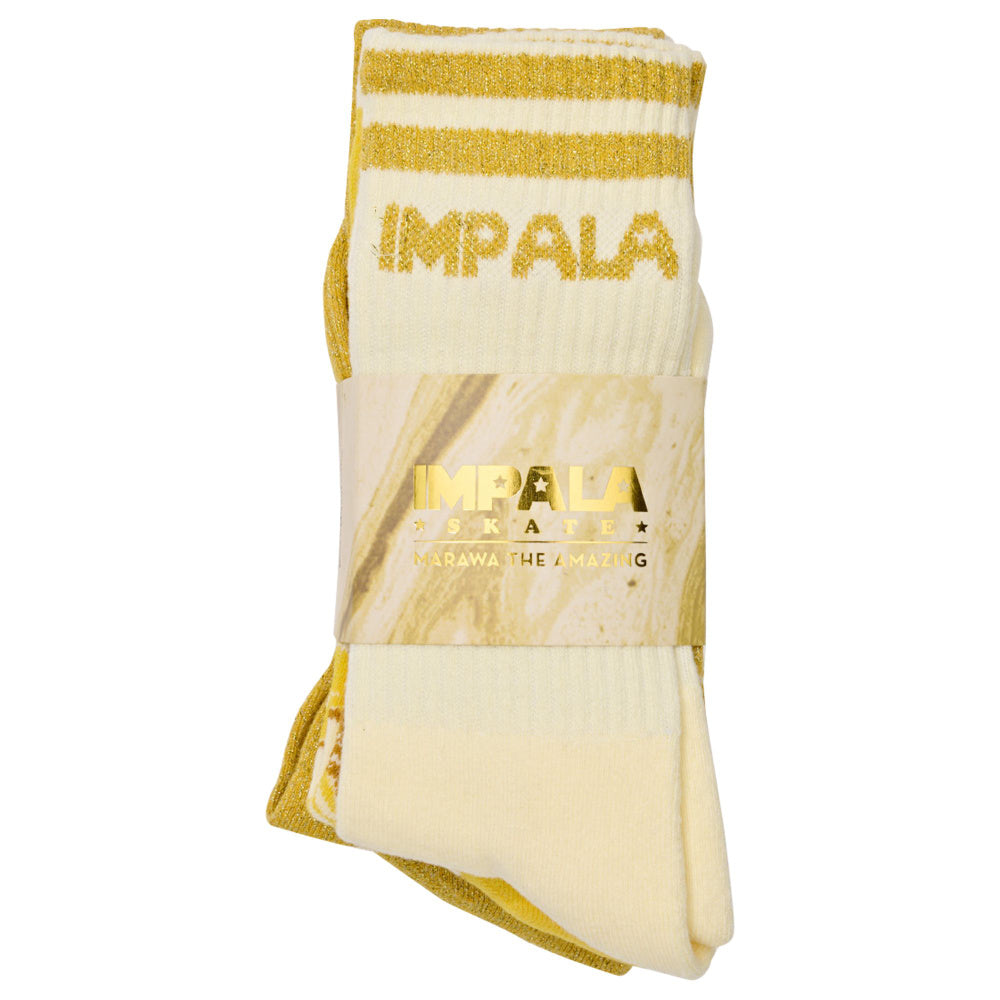 Impala Marawa Skate Socks 3 Pack - Cushioned Ankle Socks for Skateboarding, Roller Skating & Sports - Comfortable & Breathable for All-Day Wear
