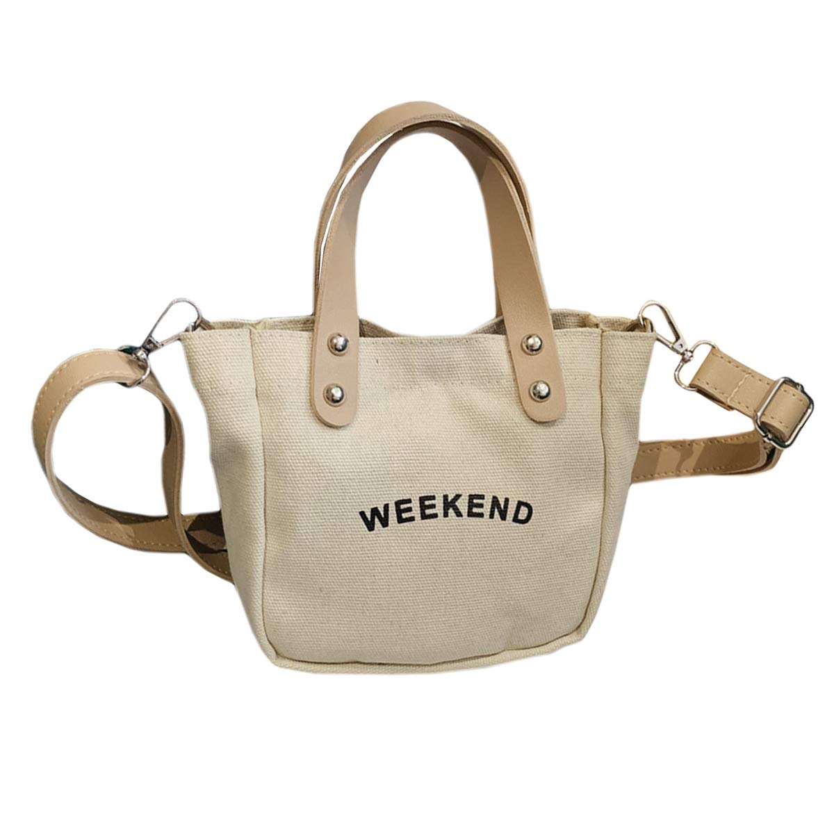 Cute Kids Crossbody Shoulder Bag with Letters Print - Princess Style Canvas Handbag for Girls (Perfect Gift & Coin Purse) | School, Travel & Daily Use Accessory