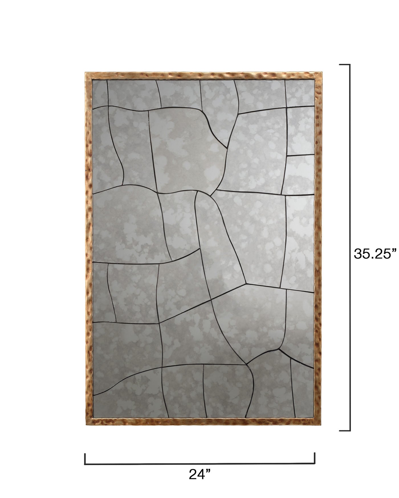 Fractured Mirror - Unique Decorative Wall Art for Home & Office - Perfect for Modern Living Rooms, Bedrooms, and Workspaces