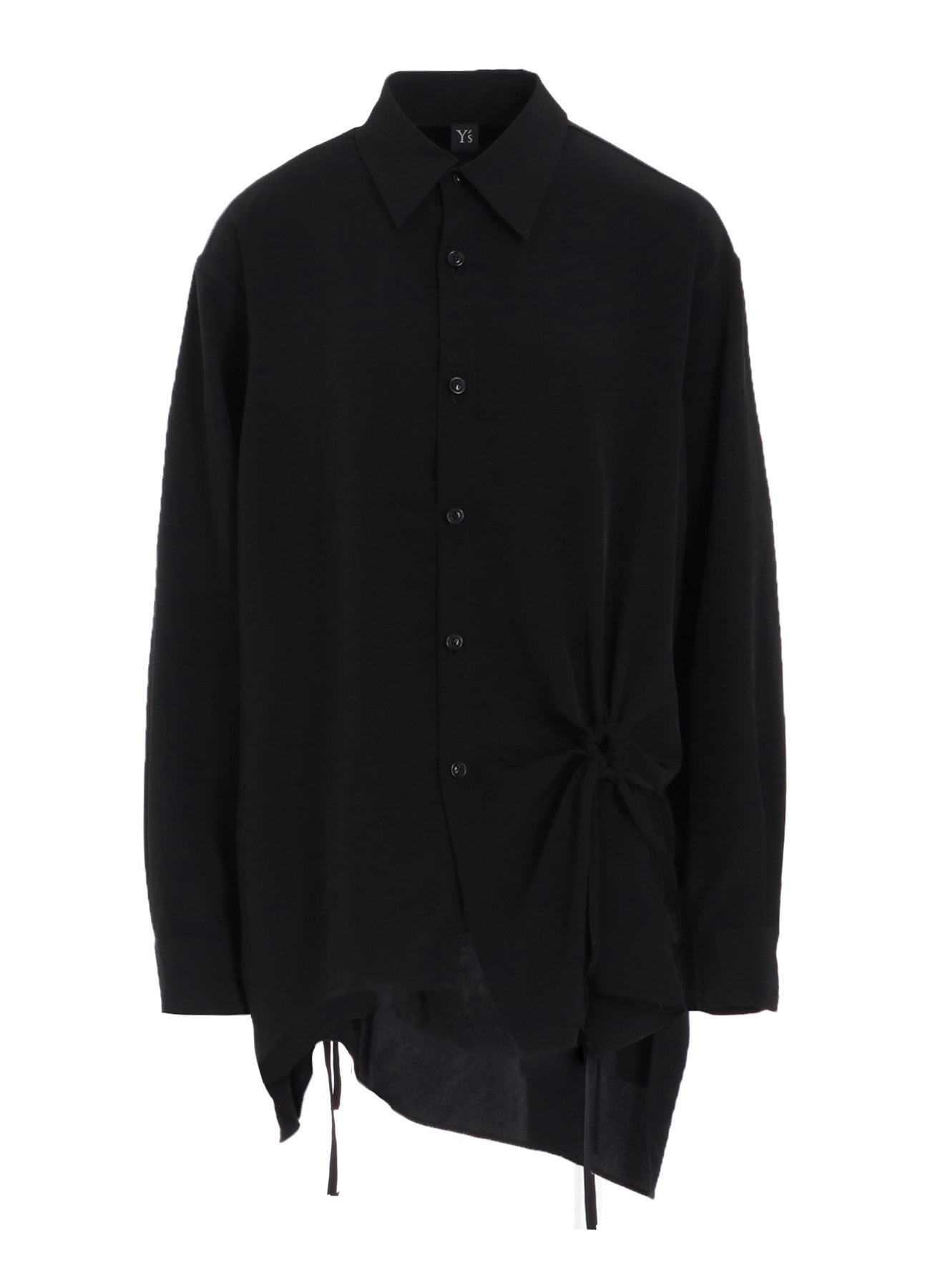 Elegant Crepe de Chine Circle Gathered Blouse for Women | Flowy Casual & Office Wear | Perfect for Work, Dates & Special Occasions