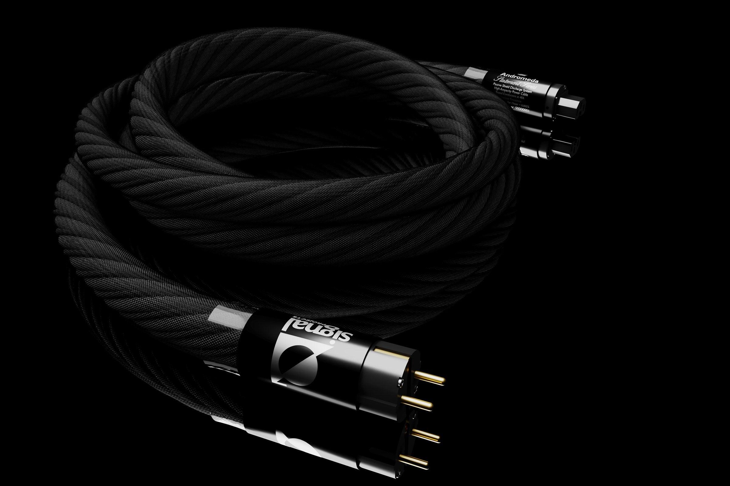 Andromeda Power Cable - High-Quality EU Power Cord for Audio Equipment | Perfect for Home Studios, DJ Setups & Professional Audio Systems