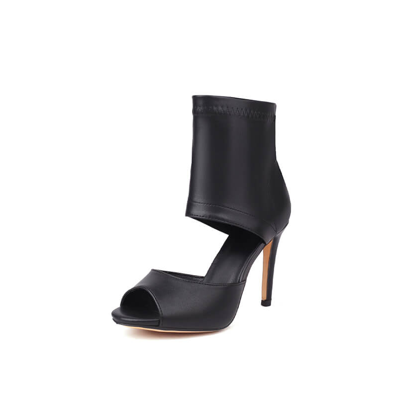 Women's Genuine Leather High Heel Ankle Boots - Stylish & Comfortable Winter Fashion Shoes for Women | Perfect for Office, Party & Night Out