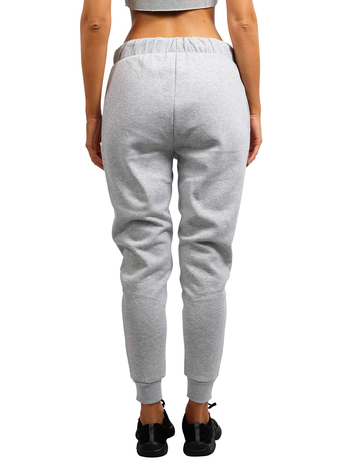 Ultra Comfort Women's Fleece Jogger Pants - Soft Stretchy Athletic Sweatpants for Running, Yoga & Lounge Wear