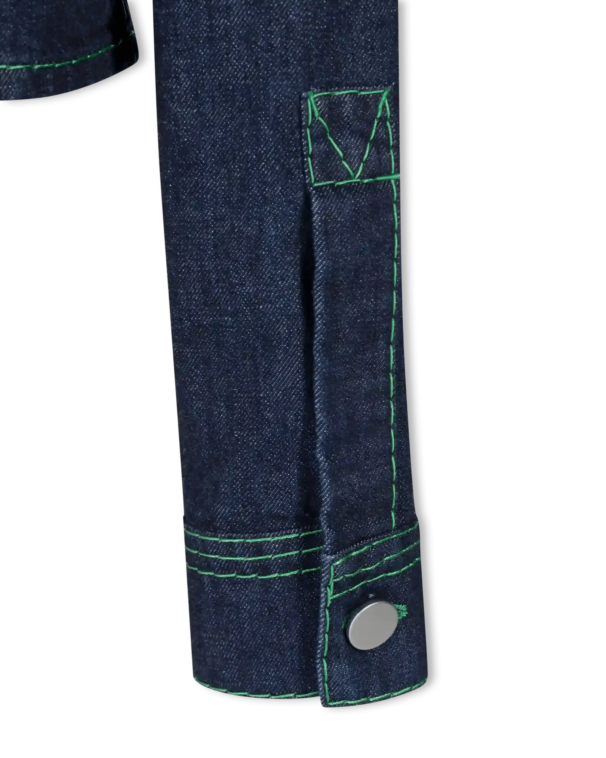 Stylish Embroidered 3-Stitch Denim Shirt for Men & Women | Vintage Wash Cotton Button-Up Shirt | Perfect for Casual Outings, Music Festivals & Streetwear Fashion