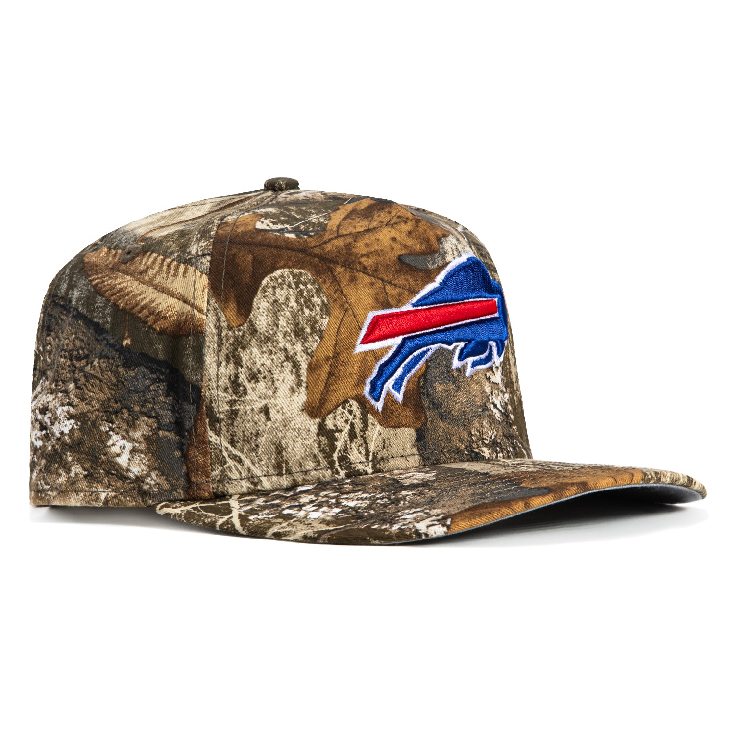 New Era 9Fifty A-Frame Buffalo Bills Snapback Hat - Realtree Camo Design - Official NFL Licensed Cap for Men & Women - Perfect for Game Day, Tailgating & Outdoor Activities