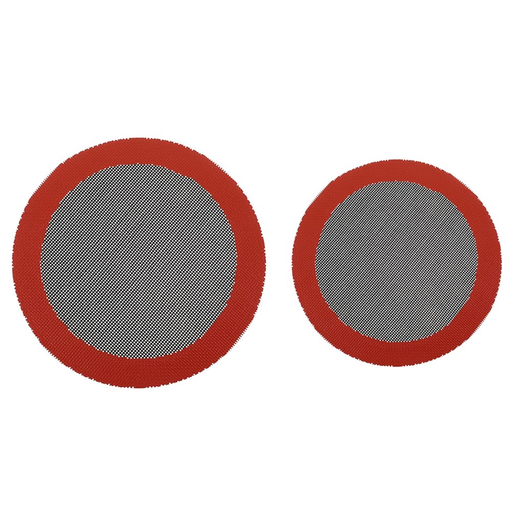 Luxshiny 2-Pack Reusable Silicone Air Fryer Mats - Non-Slip Steamer Liners for Baking, Roasting & Frying - Perfect for Air Fryers, Ovens & Microwaves (Kitchen & Meal Prep Accessories)