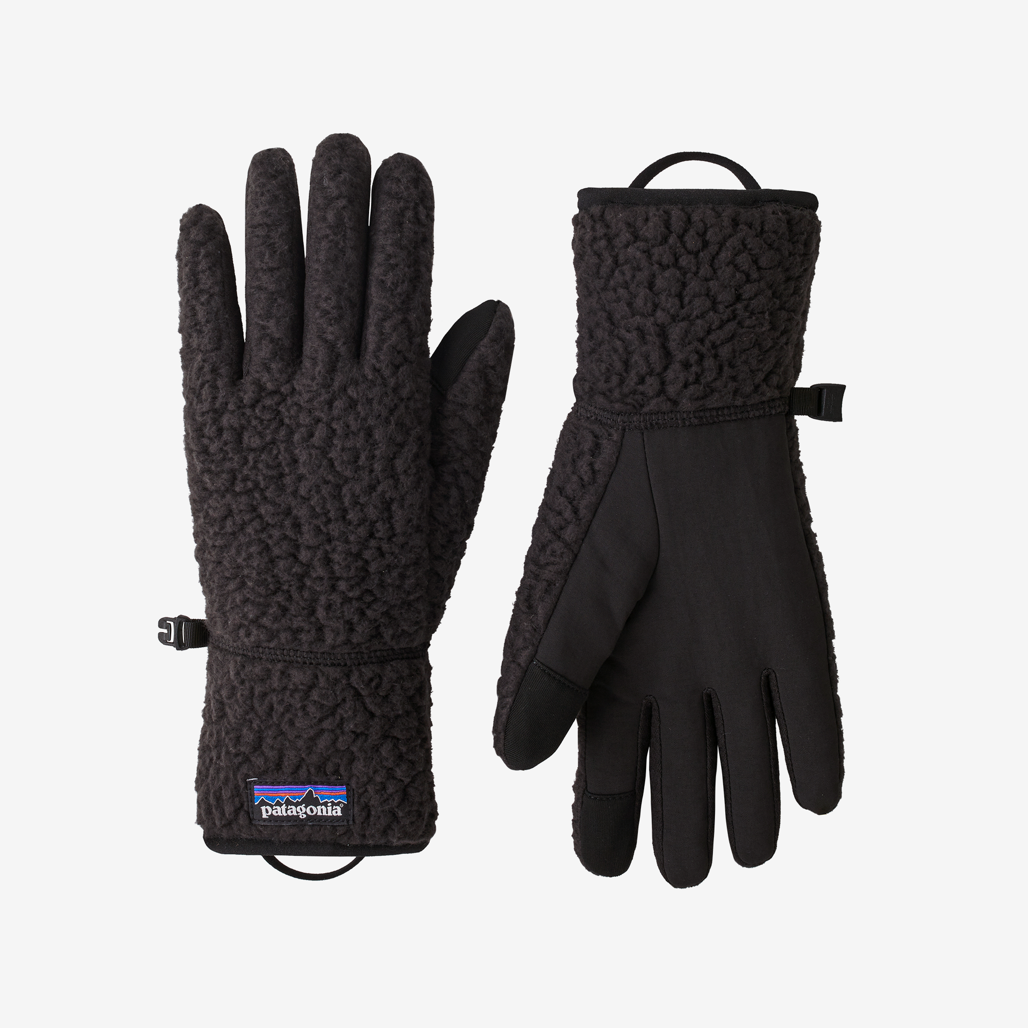 Vintage Pile Fleece Gloves for Men & Women - Warm Winter Gloves for Outdoor Activities, Skiing, Hiking & Snowboarding - Soft & Cozy Cold Weather Accessories
