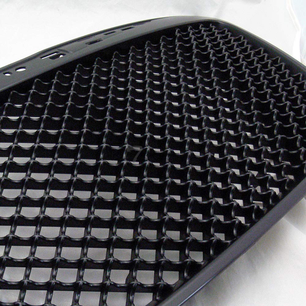 2011-2014 Chrysler 300 & 300C Glossy Black Mesh Front Bumper Grille Replacement - High-Quality Aftermarket Upgrade for Enhanced Style & Airflow - Perfect for Car Enthusiasts & Custom Builds