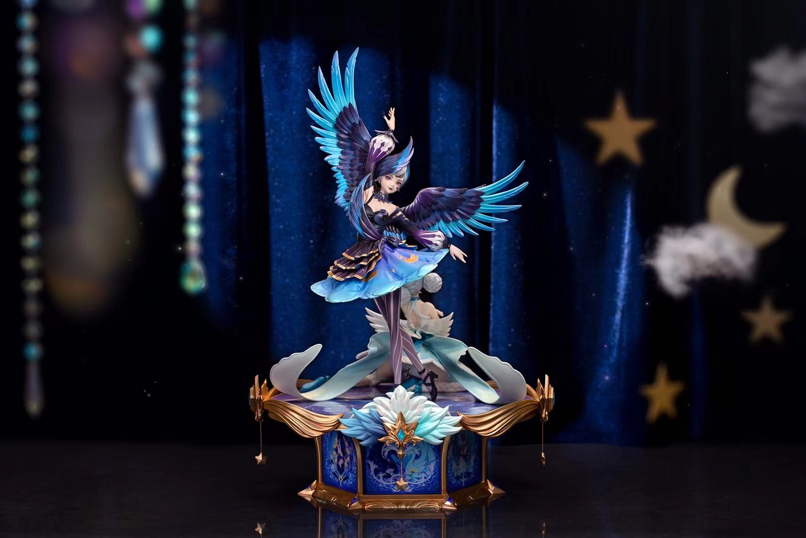 Myethos Studio Licensed King of Glory Swan Starlets Xiao Qiao Figure - Official Genshin Impact Collectible Statue for Anime Fans & Gamers - Perfect for Display, Gift Giving & Cosplay Inspiration