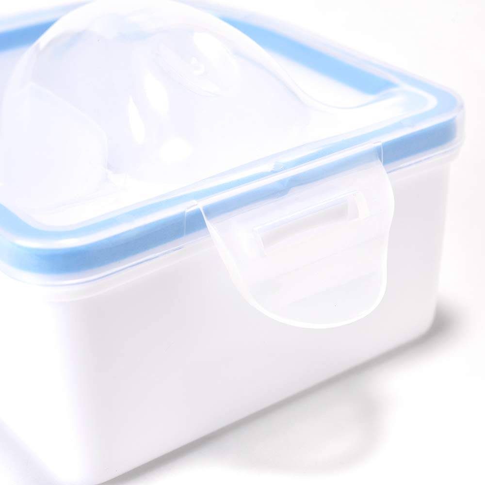 Double Layer Nail Soaking Bowl - Professional Manicure & Pedicure Soak Tray for Nail Polish Removal | Spa Quality Nail Care Tool (Blue) | Perfect for Home Salon, Nail Art & DIY Manicure Treatments