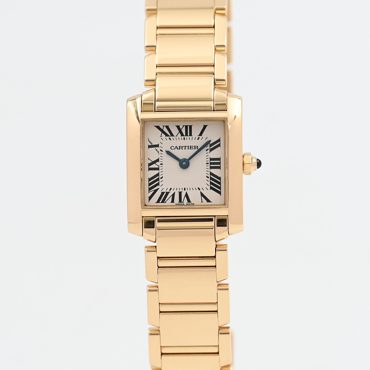 Cartier Tank Francaise Small Model Quartz Watch - Luxury Swiss Made Timepiece for Women, Perfect for Business Meetings & Formal Events
