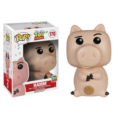 Disney Pop! Vinyl Figure 20th Anniversary Hamm from Toy Story - Collectible Toy for Disney Fans, Perfect for Home Decor, Office Display, and Gift Giving