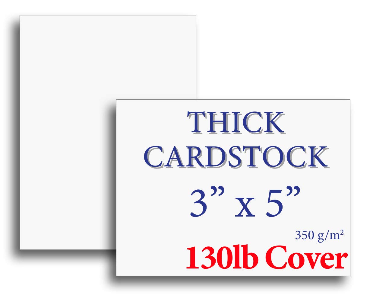 Premium 130lb Heavy Duty Cardstock - 3