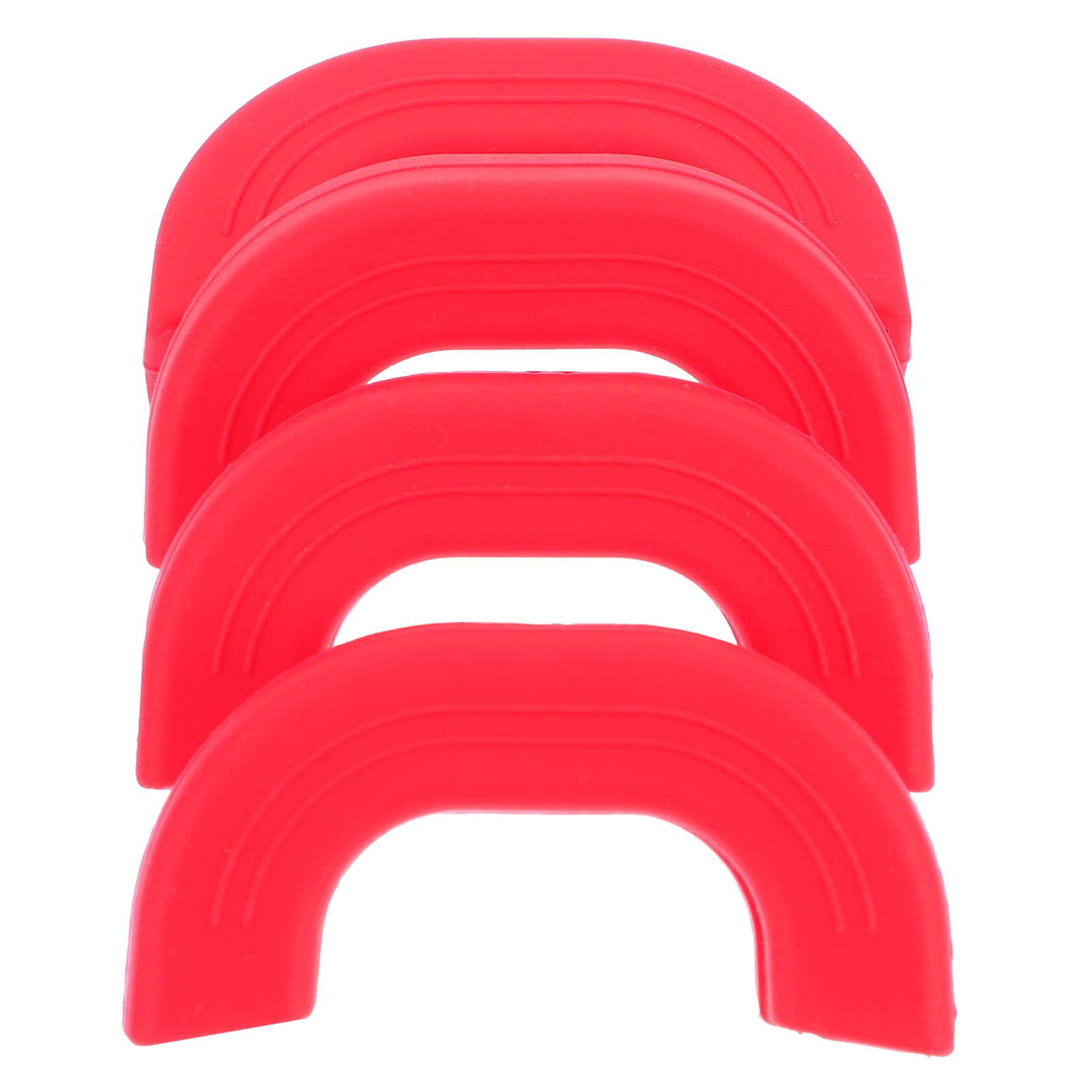 HANABASS 4-Piece Silicone Hot Pan Handle Holder Set - Heat Resistant, Non-Slip Grip Replacement for Frying Pans, Griddles & Oven Pots - Perfect for Cooking, Baking & Kitchen Safety