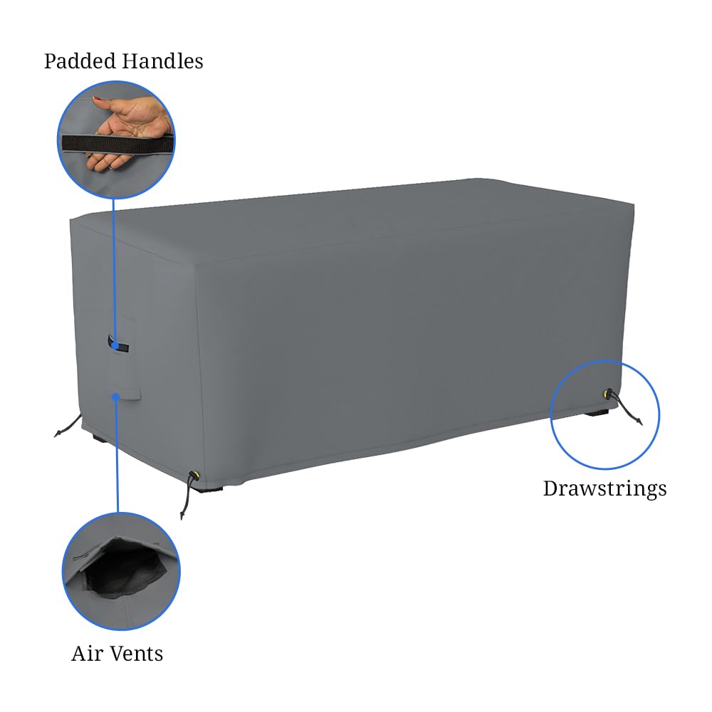 Waterproof Rectangle Ottoman Cover 48