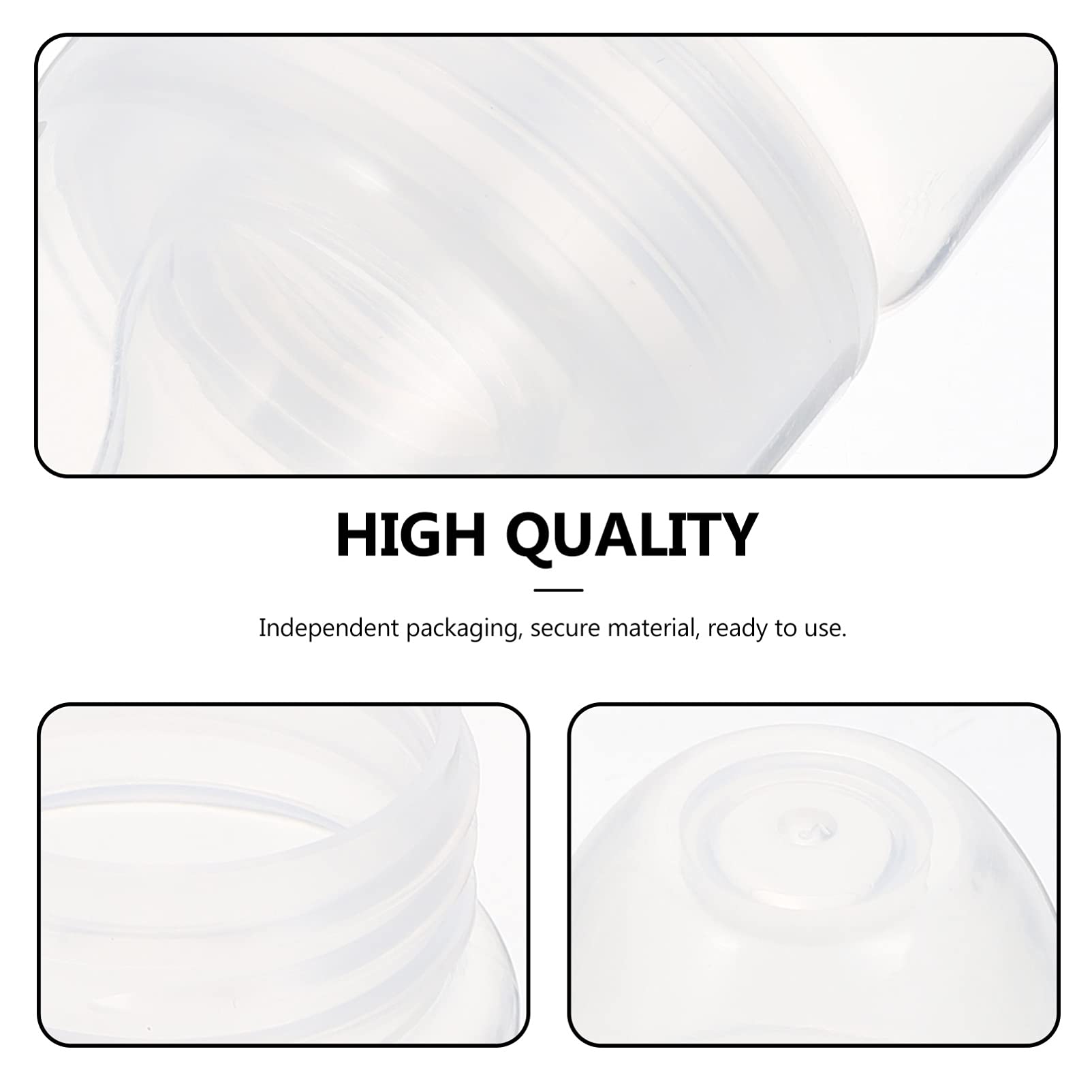 EXCEART 5Pcs Disposable Baby Bottles with Nipple - Clear Scale Newborn Milk Powder Bottles for Infants (White) | Perfect for Travel, Daycare & On-the-Go Feeding