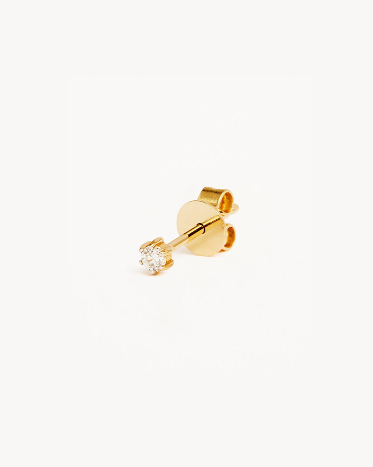 14K Solid Gold Sweet Droplet Diamond Earrings - 2mm Dainty Stud Earrings for Women | Perfect for Everyday Wear, Date Nights & Special Occasions