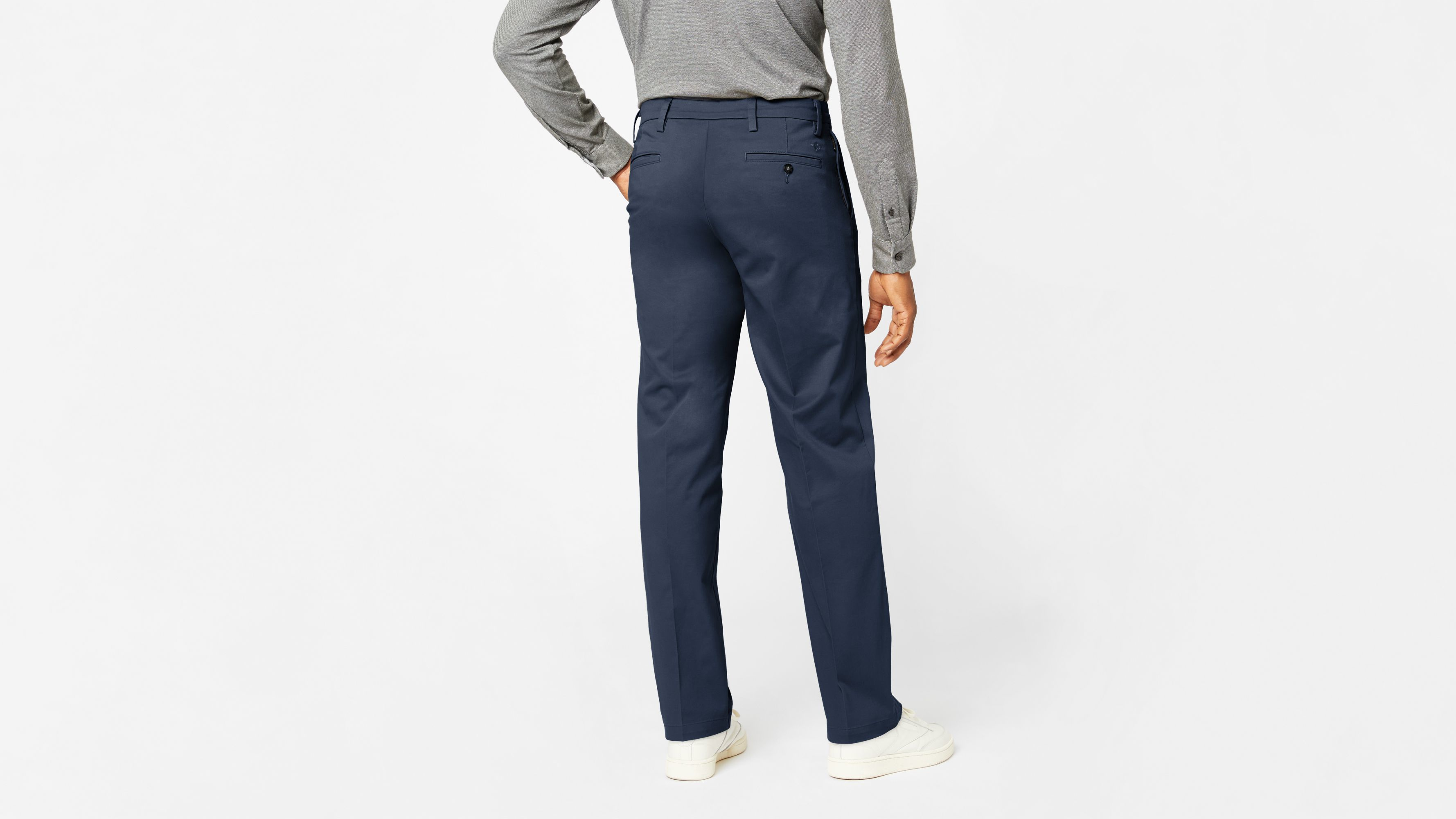 Workday Khakis for Men - Classic Fit Comfortable Dress Pants for Office & Business Casual | Perfect for Work, Meetings & Professional Events