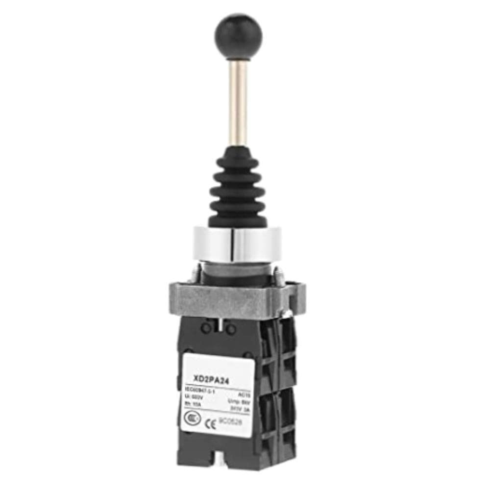 Premium Spring-Loaded Joystick Controllers with 4-Position Rotary Switches & Microswitches - Professional Gaming Accessories for PC, Arcade & Flight Simulators - Perfect for Competitive Gaming & Retro Arcade Setup