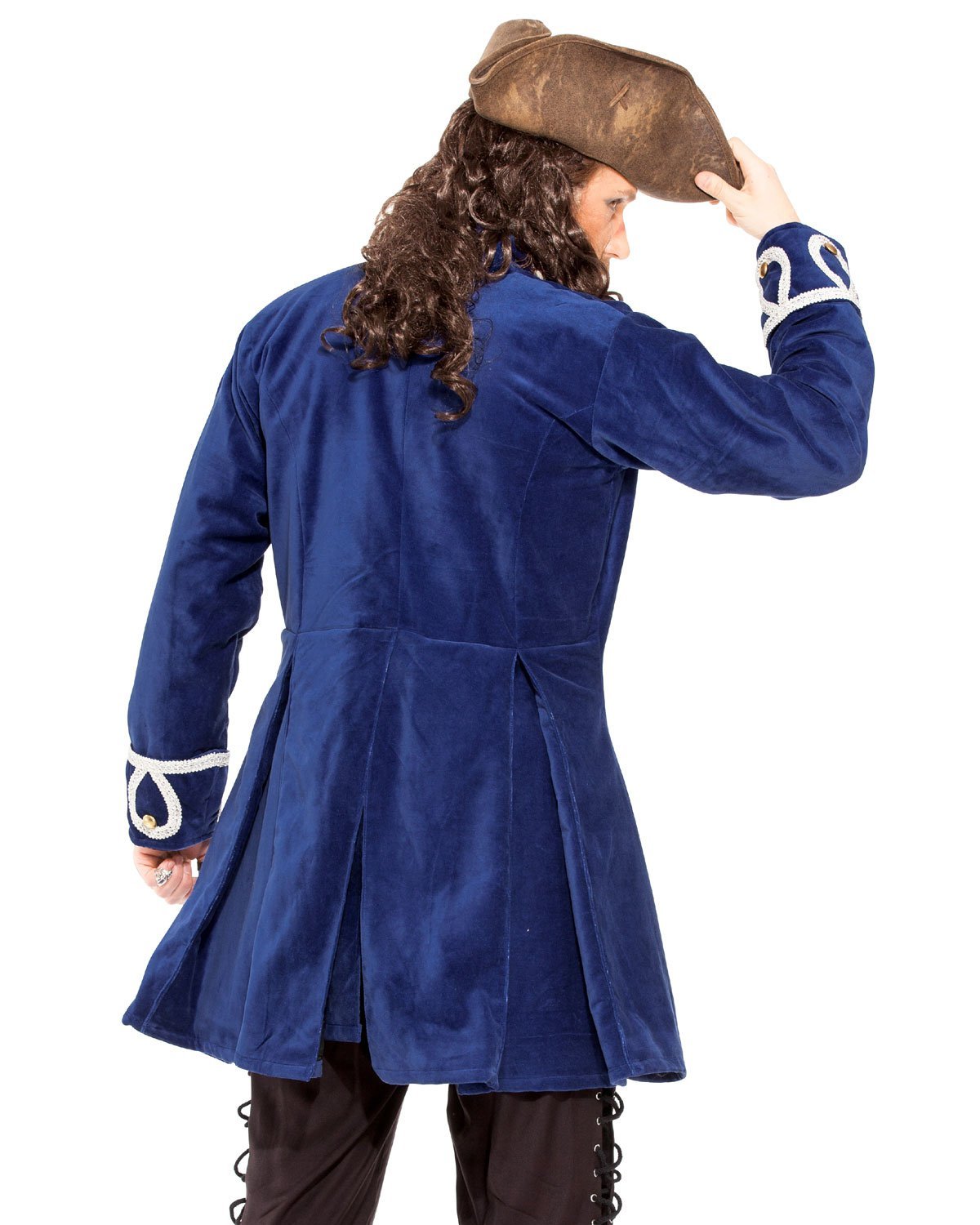 Medieval Renaissance Pirate Captain Coat - 100% Cotton Vintage Costume for Cosplay, Halloween, and Historical Reenactment