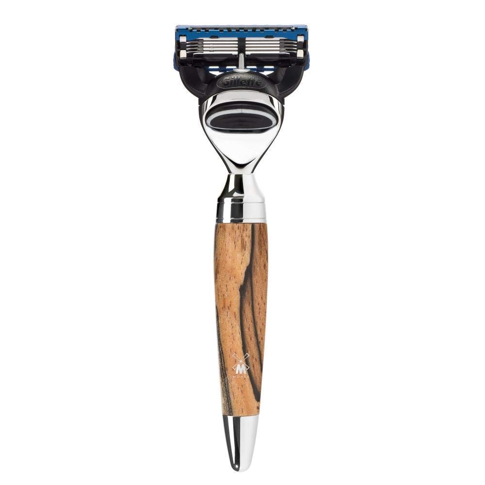 Premium MÜHLE STYLO 5-Blade Luxury Shaving Cartridge Razor for Men - Travel-Friendly Grooming Kit with Smooth Shave - Ideal for Business Trips, Vacations & Daily Use