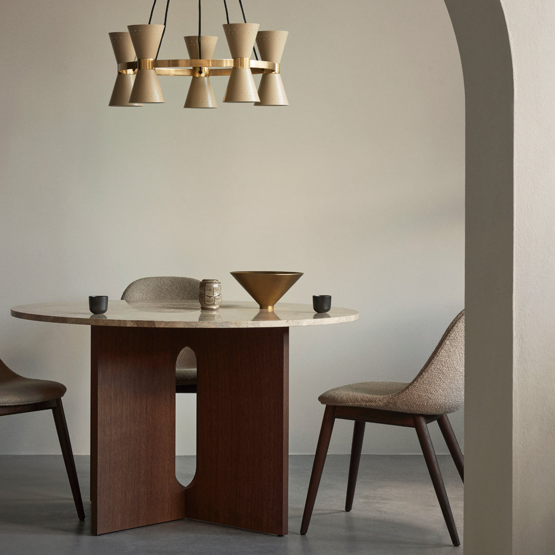 Stylish Androgyne Dining Table - Modern & Versatile for Kitchen, Dining Room, or Office | Perfect for Small Spaces & Entertaining Guests