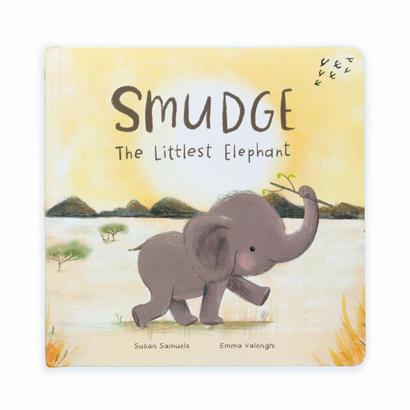 Smudge The Littlest Elephant - Adorable Plush Stuffed Animal Toy for Kids & Collectors | Perfect Gift for Birthdays, Baby Showers & Nursery Decor