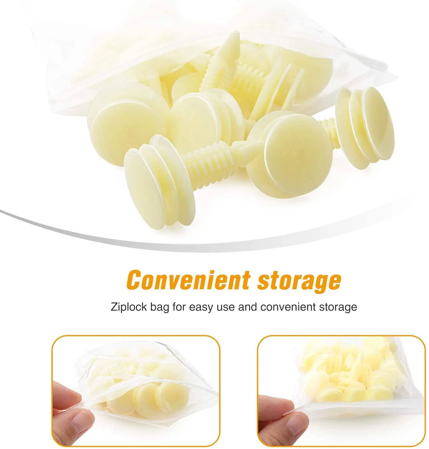 25 Pcs 20mm Hole 8mm Car Push Retainer Clips Kit for GM Vehicles - Perfect for Door Panels, Bumpers & Interior Trim Installation