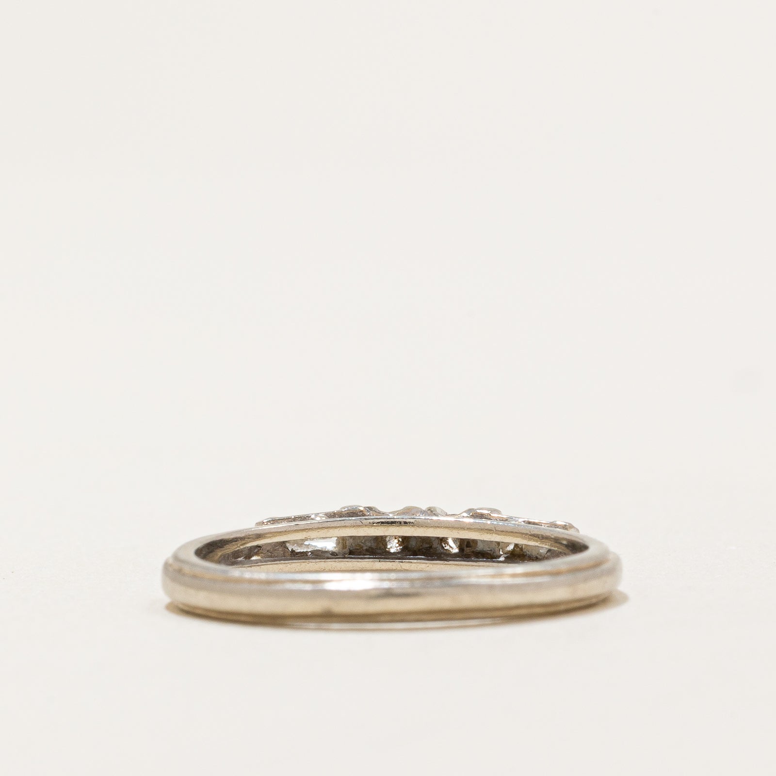 0.11ctw Four Stone Diamond Ring - Size 5 | Elegant Wedding Band, Anniversary Gift for Her | Perfect for Engagements, Proposals & Special Occasions