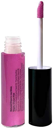 Mom's Secret 100% Natural Organic Vegan Lip Gloss - Gluten Free, Cruelty Free, Made in USA - 0.18oz Wild Orchid Flavor - Perfect for Daily Moisture & Natural Makeup Looks
