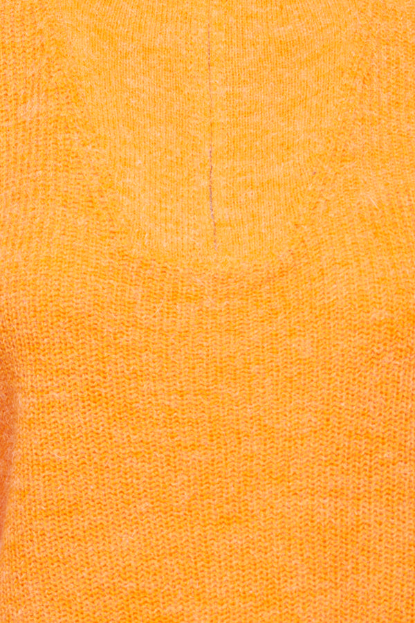 Novo Knit Jumper - Soft Orange Pepper Color Women's Sweater | Cozy Winter Pullover for Casual Outings & Office Wear