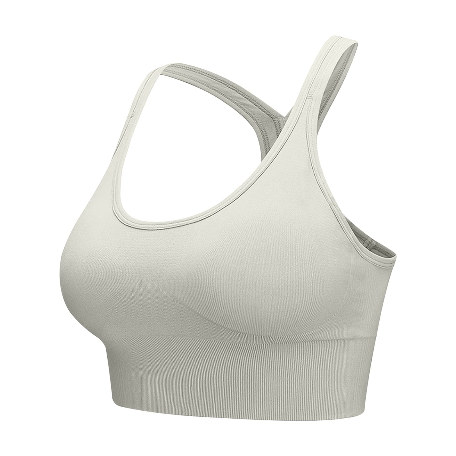 Xiaojmake Women's Large Size Wireless Low Back Sports Bra - Shockproof Fitness Bra for Running, Yoga & Gym Workouts - Comfortable Vest Style for Active Lifestyles