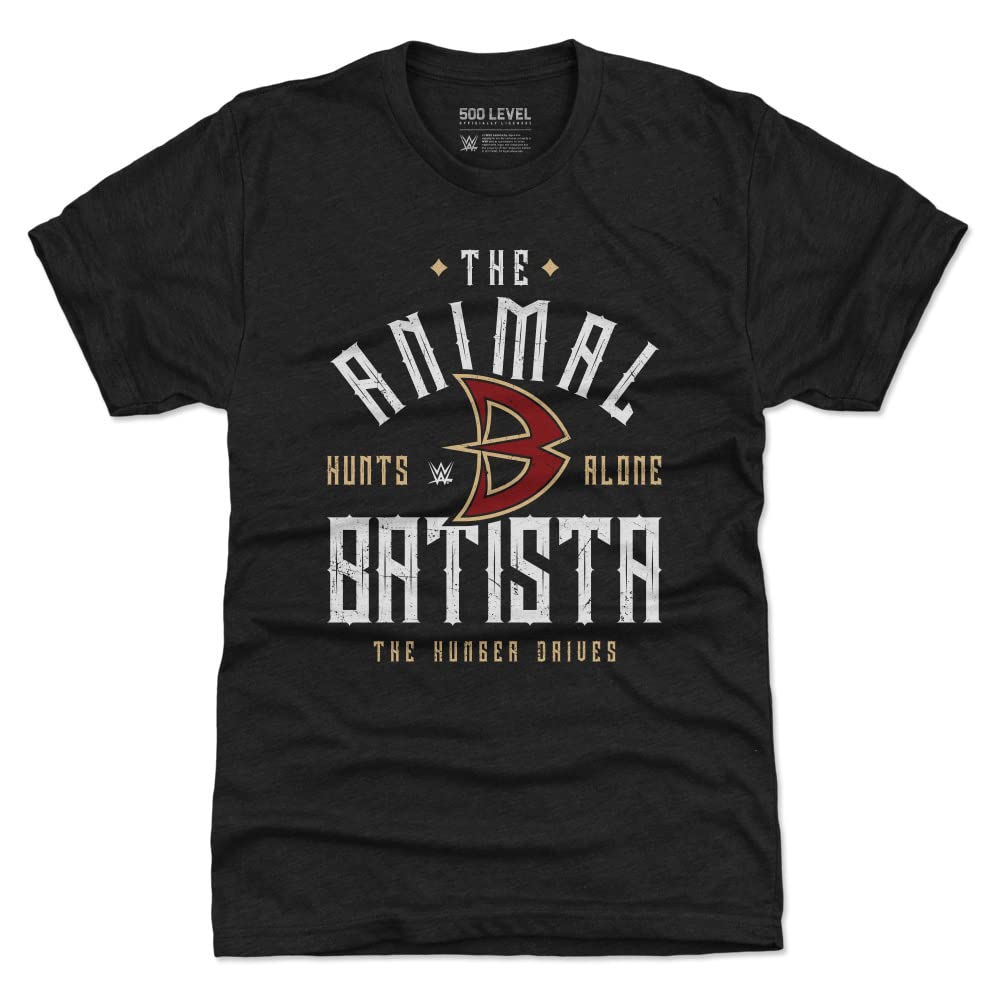 Batista The Animal WWE Men's T-Shirt - Official WWE Apparel for Men - Perfect for Wrestling Fans, Gym Workouts & Casual Wear