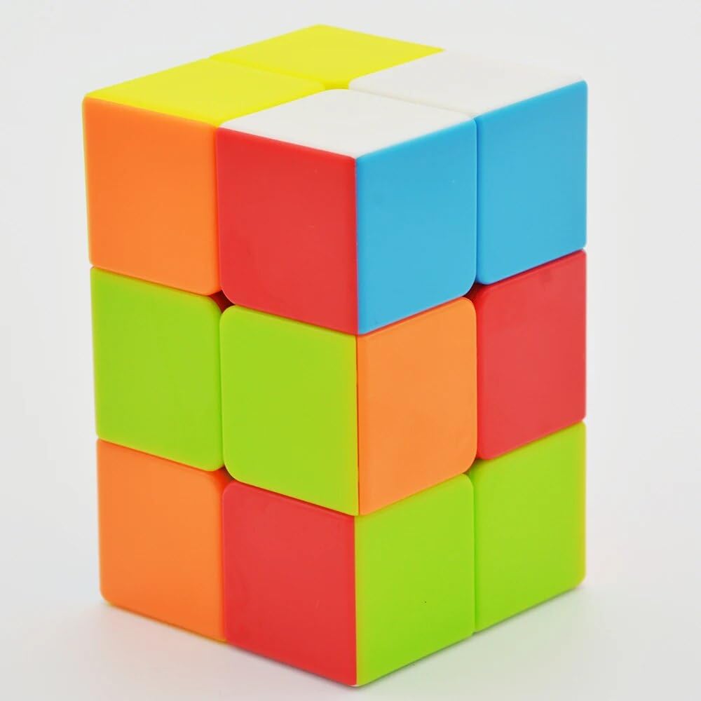 HAWKISTER Qiyi 2x2x3 Speed Cube - Stickerless Cuboid Tower Puzzle Magic Cube for Kids & Adults | Brain Teaser, Stress Relief & STEM Learning Toy