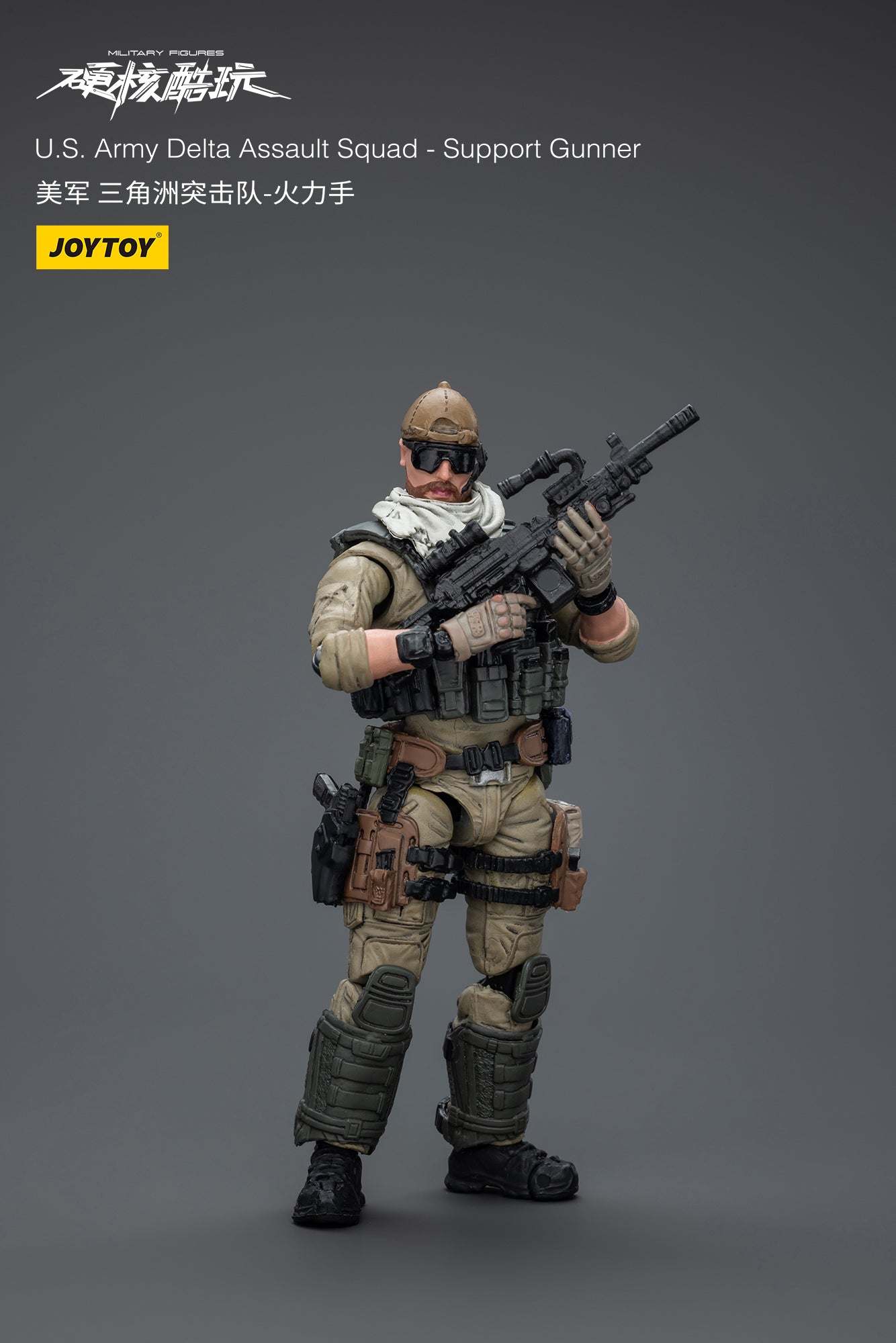 JOYTOY 1/18 Scale US Army Delta Force Assault Squad Action Figure - Special Ops Military Collectible for Display & Diorama Scenes