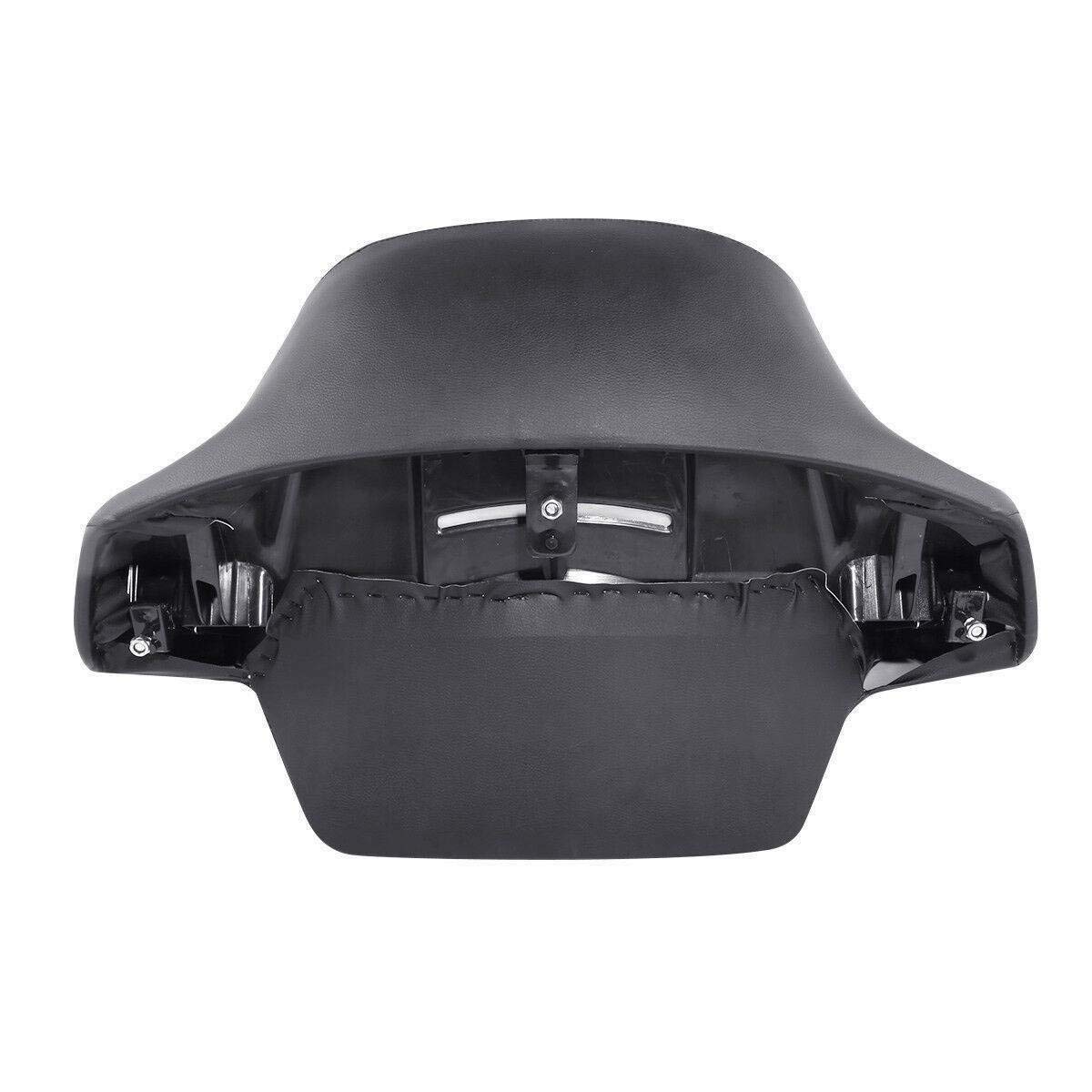 TCMT King Tour Pack Trunk - Black Latch Wrap Backrest with Speakers for Harley Touring Models (2014-2025) | Perfect for Harley Davidson CVO, Road King, Road Glide, Street Glide & Electra Glide | Durable Storage Solution for Long Rides & Road Trips