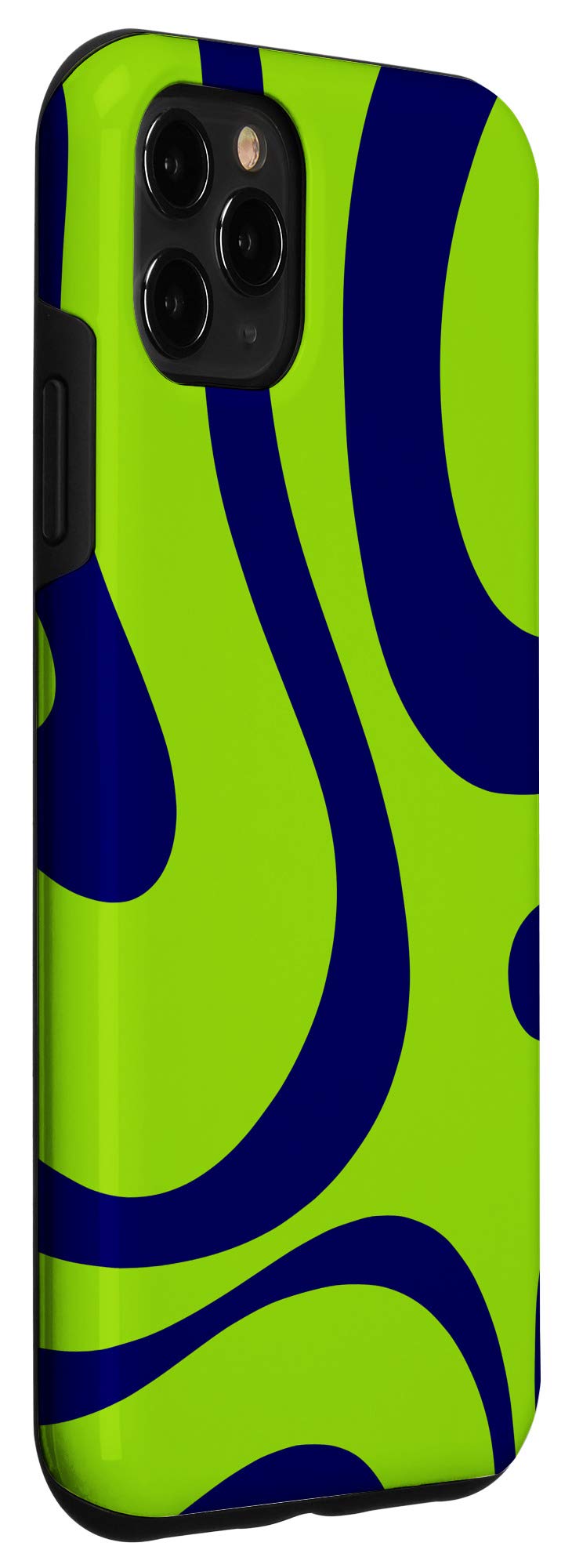 Vintage 60s 70s Swirl Design iPhone 11 Pro Max Case - Trendy Retro Aesthetic Protective Cover for Daily Use, Travel & Photography