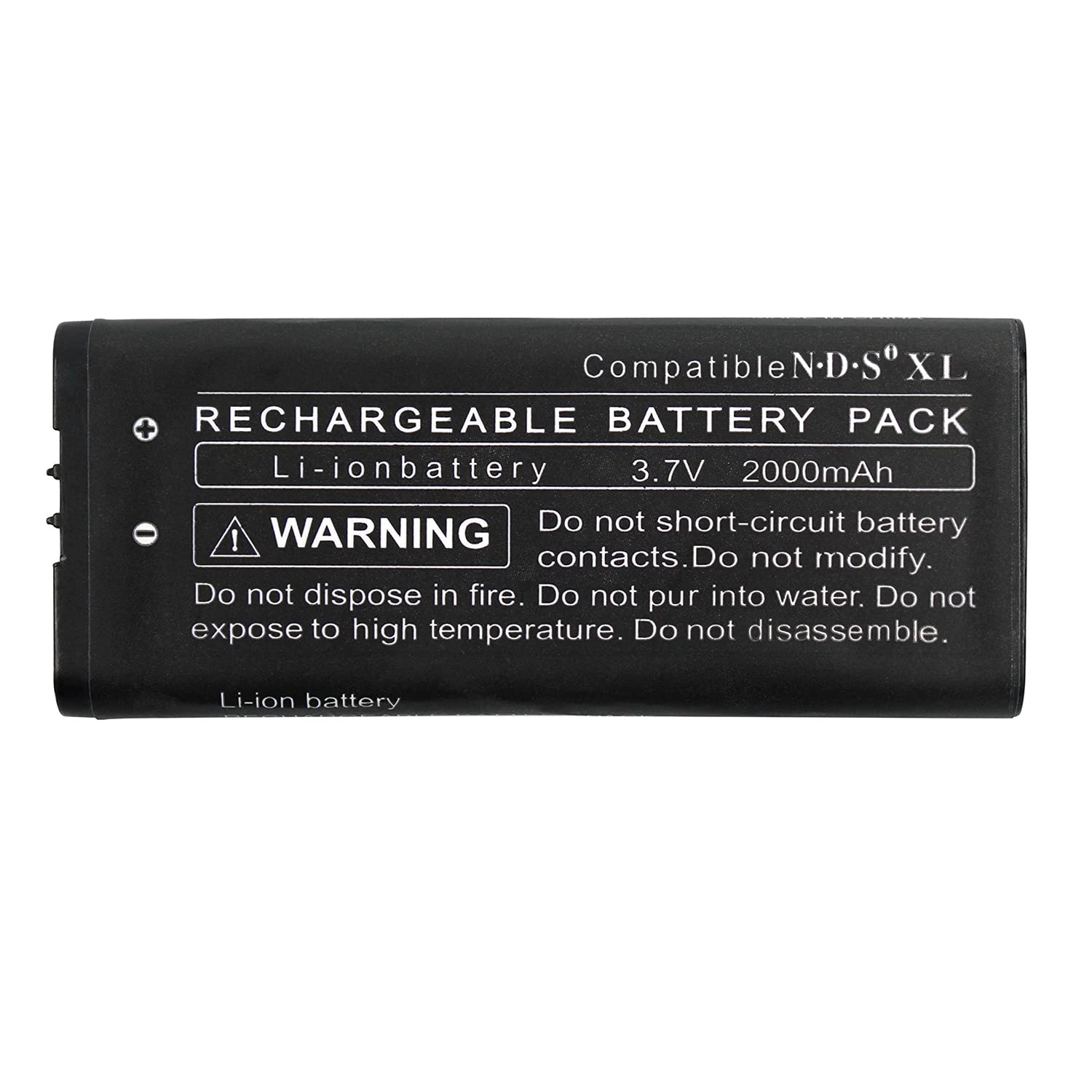 OSTENT 2000mAh Rechargeable Lithium-ion Battery Pack Kit for Nintendo NDSi LL/XL - Extended Gaming Power for Travel, Home & On-the-Go Play