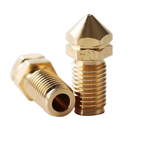 4-Pack Brass 3D Printer Nozzles - 3.0mm Print Cores Compatible with Ultimaker 3, Ultimaker 3 Extended & Ultimaker S5 - Perfect for High-Precision Printing & Rapid Prototyping